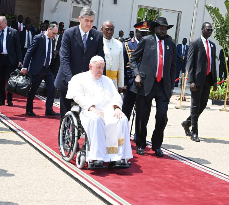 Pope Francis in South Sudan